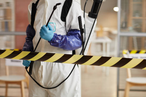Professional Biohazard Cleanup technician working in Howard, WI